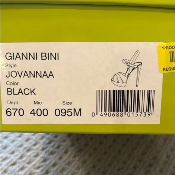 Gianni Bini Black Leather Stiletto Heels - Picture 8 of 10